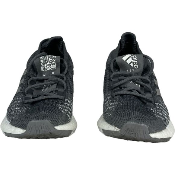 Adidas Women Pulse Boost Sneakers Knit Textile Grey White Running Shoes US 5 - Picture 3 of 8